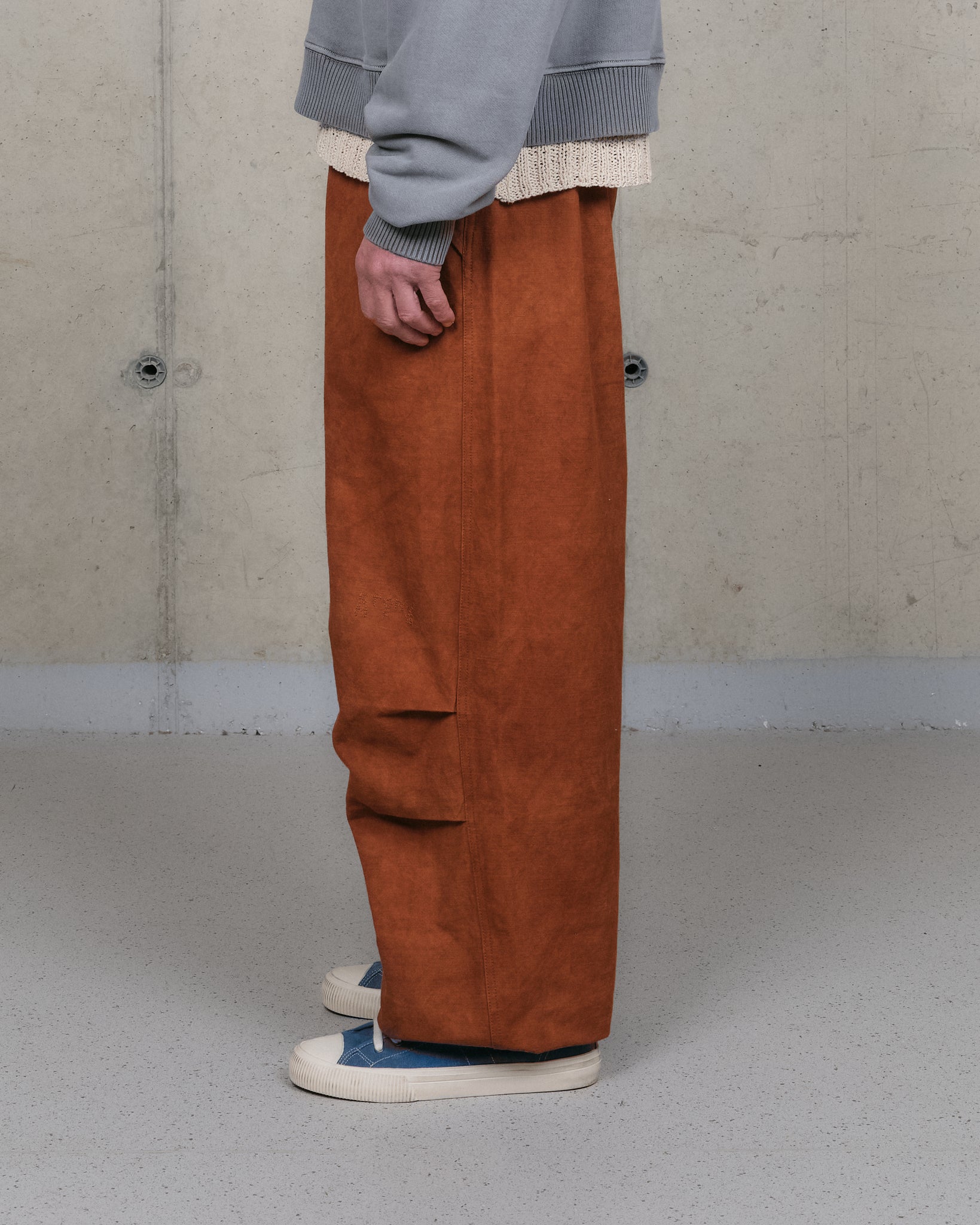 Paco Pants - Bark Brown Slub