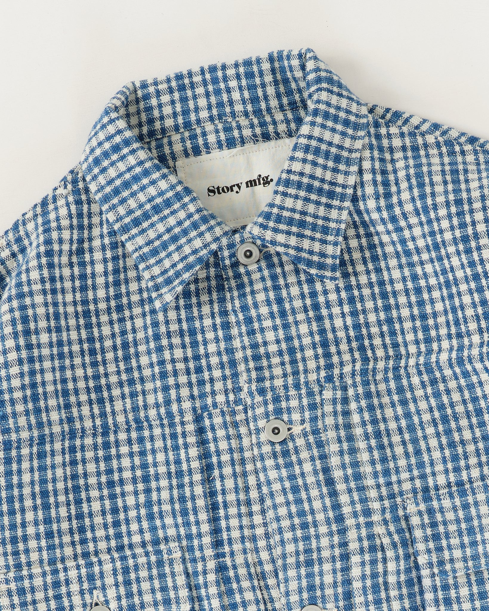 Tuesday Jacket - Indigo Check Handloom